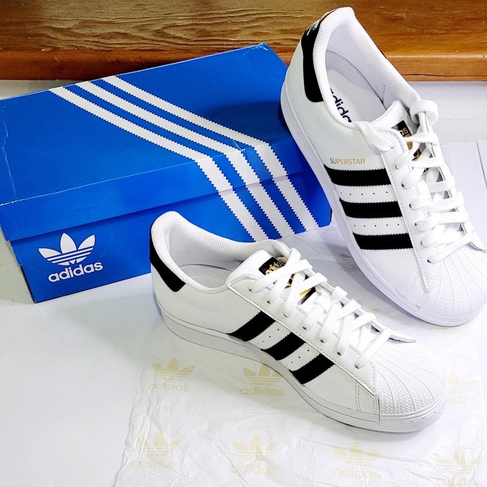 Adidas Unisex Originals Superstar Casual Sneakers Large 8